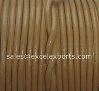 25m Spool Round Leather Cord 1.5mm