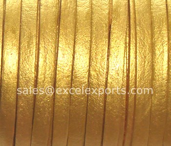 gold flat laces